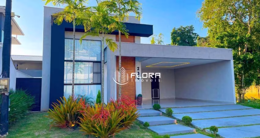 Casa Linear, com Piscina, área Gourmet, Semi-mobiliada, com 160 m²,  à Venda por R$ 980.000,00 – Itaipuaçu, Maricá/RJ