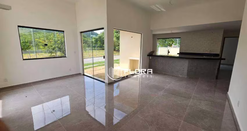 Casa no alphaville 2, 3 quartos sendo 1 suíte, com 130 m², à venda por r$ 798.000,00 , maricá - rj