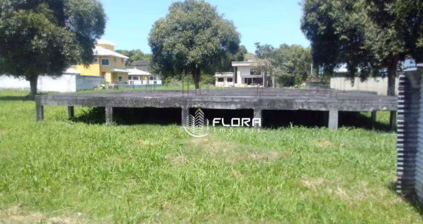 Terreno à venda, 612 m² por r$ 140.000,00 - ubatiba - maricá/rj