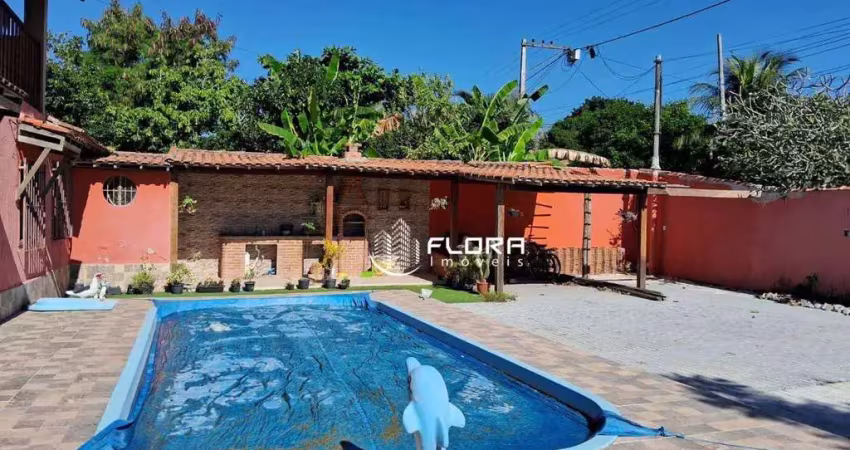 Casa com 4 quartos, piscina, área gourmet, sistema de captação de energia, à venda por r$ 570.000,00, s j imbassaí - maricá - rj