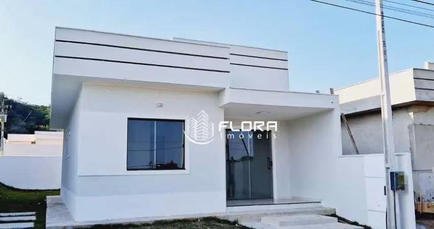 Casa em condomínio fechado, 2 quartos sendo 1 suíte, à venda por r$ 400.000,00 , maricá - rj