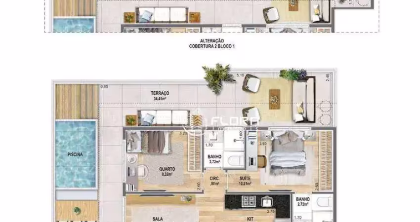 Cobertura com 2 dormitórios à venda, 92 m² por r$ 1.500.000 - camboinhas - niterói/rj