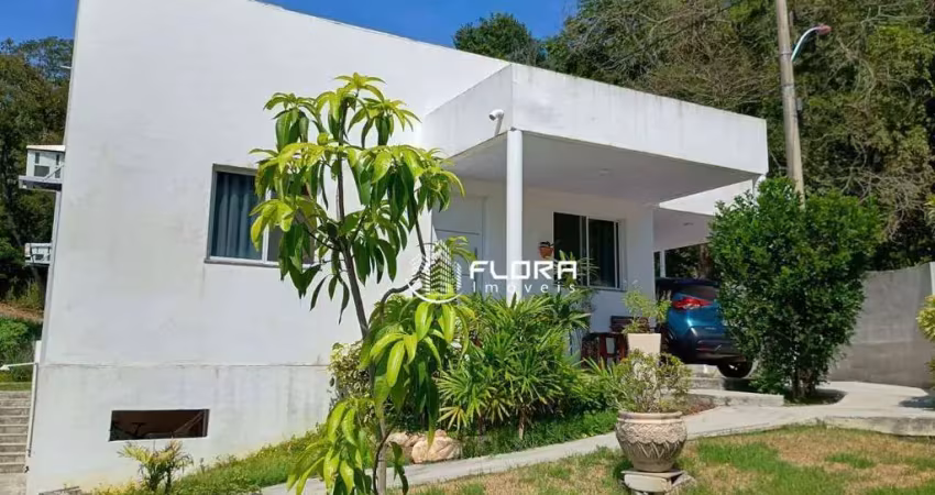 Casa linear, no condomínio vale das esmeraldas, com 96 m² , à venda por r$ 570.000,00, maricá - rj