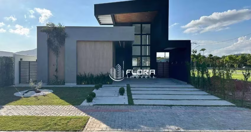 Casa alto padrão com 3 quartos à venda, 170 m² por r$ 1.450.000 - alphaville maricá 2 - maricá/rj