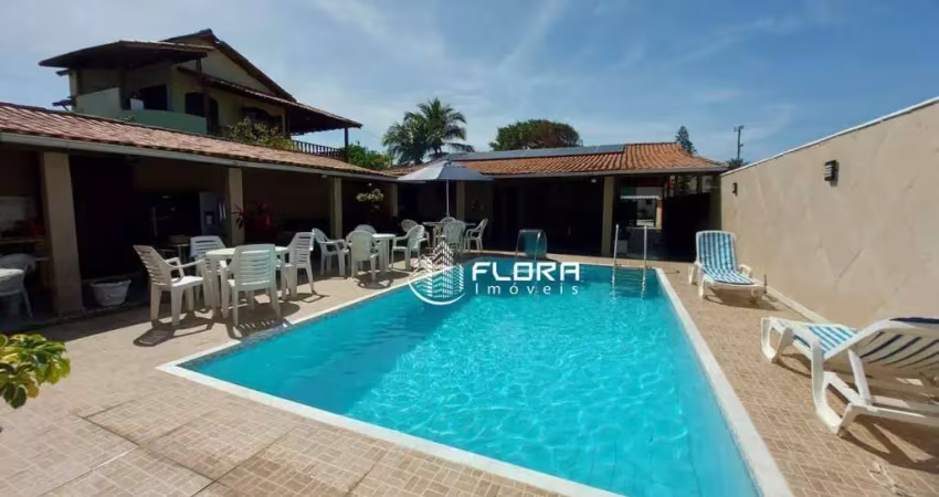 Casa porteira fechada, 5 quartos, 2 suítes, piscina , área gourmet, placa solar, com 300 m², à venda por r$ 950.000,00, cordeirinho - maricá - rj