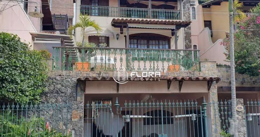 Casa com 5 dormitórios à venda, 495 m² por r$ 1.600.000,00 - camboinhas - niterói/rj