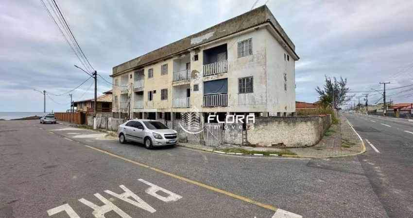 Apartamento vista mar para reforma à venda, 54 m² por r$ 110.000 - guaratiba - maricá/rj