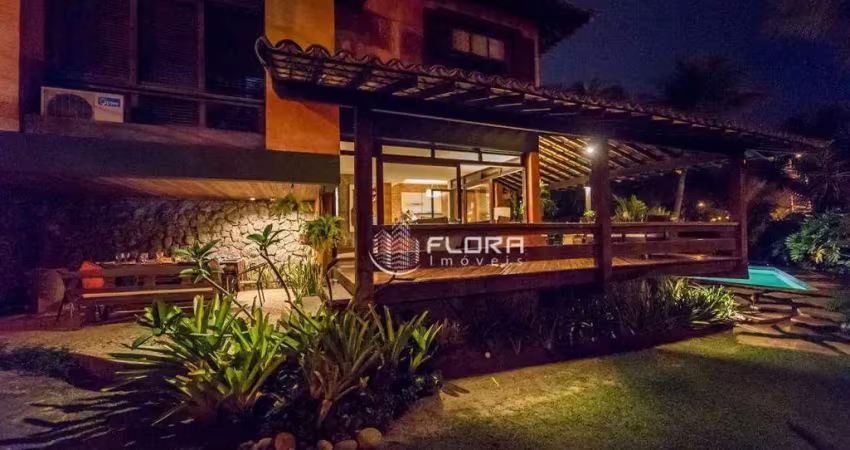 Casa com 5 dormitórios à venda, 400 m² por r$ 4.500.000,00 - camboinhas - niterói/rj