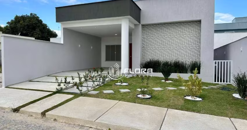 Casa com 3 quartos à venda, 130 m² por r$ 640.000 - dom village - maricá/rj