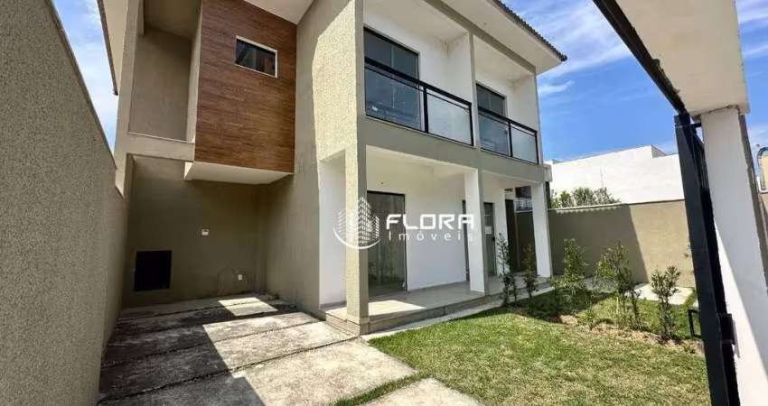 Casa com 2 dormitórios à venda, 140 m² por r$ 380.000,00 - jardim atlântico oeste - maricá/rj