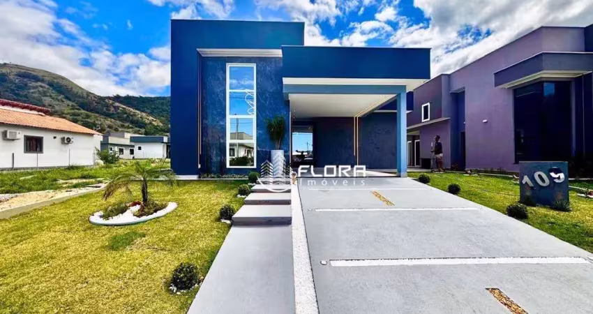 Casa à venda condomínio vivere, 3 quartos, 130 m² por r$ 750.000 - são josé do imbassaí - maricá/rj