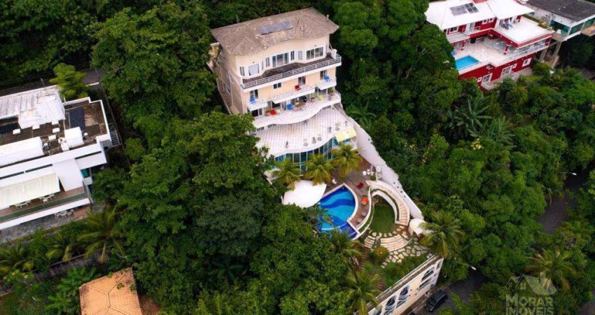 Mansão para Venda em Guarujá, Mar e Céu, 11 dormitórios, 11 suítes, 15 banheiros, 4 vagas