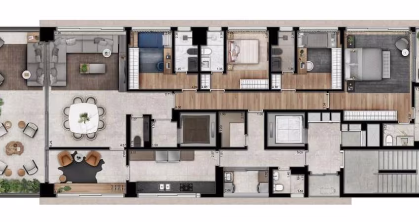 Apartamento para Venda em São Paulo, Jardim Paulista, 4 dormitórios, 4 suítes, 5 banheiros, 3 vagas