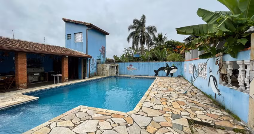 Casa lado praia no Balneário Gaivota em Itanhaém-SP