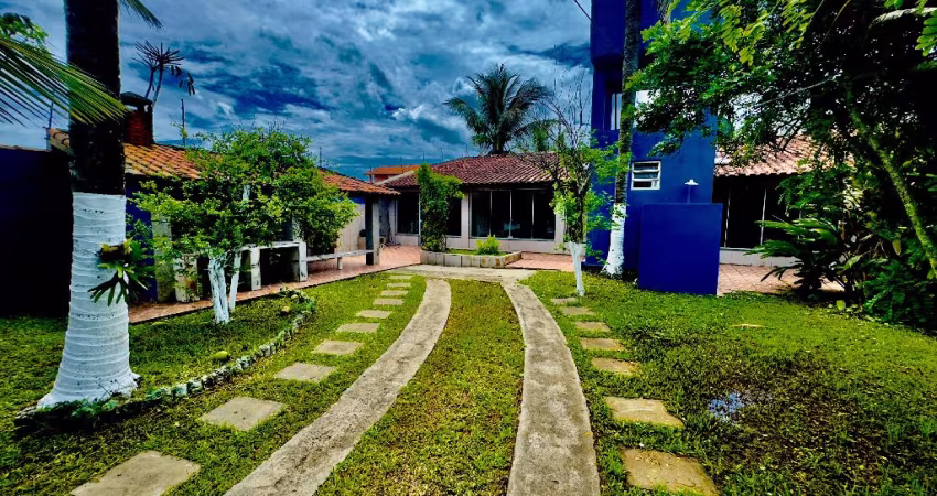 Casa frente mar no Jardim Regina em Itanhaém-SP