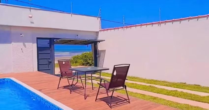 Casa frente mar no Balneario Jequitiba em Itanhaém