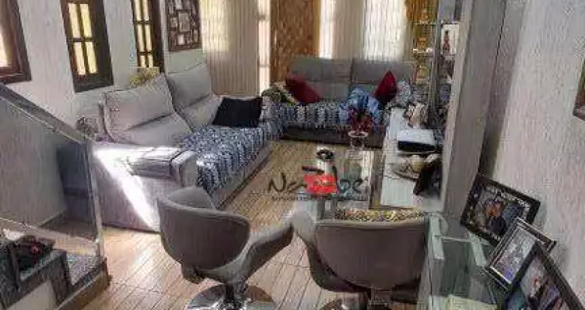 Sobrado com 3 dormitórios à venda, 158 m² por r$ 750.000,00 - vila carmosina - são paulo/sp