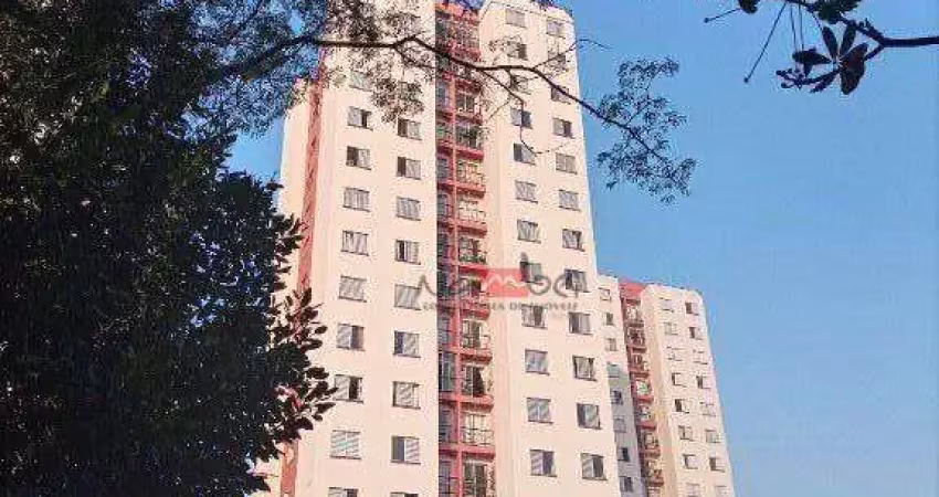 Apartamento com sacada com 2 dormitórios para alugar por r$ 1.960/mês - vila carmosina - são paulo/sp