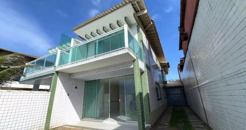 Casa para locação em cabo frio, praia do foguete, 4 dormitórios, 3 suítes, 5 banheiros, 4 vagas