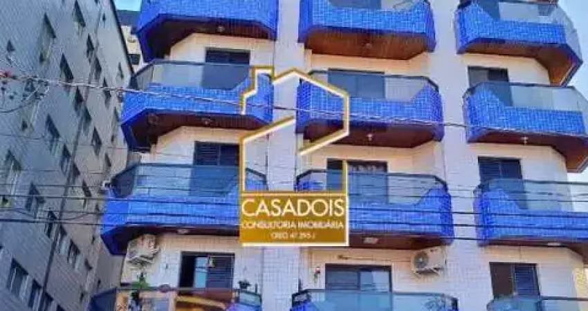 Apartamento à venda com 53m², 1 quarto e 1 vaga na praia da guilhermina - sp, a poucos metros da praia