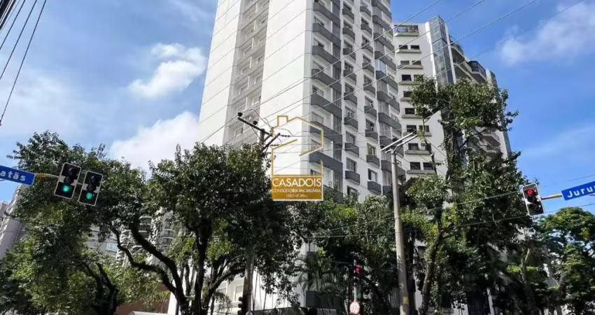 Venda de apartamento de 1 suíte, 1 vaga em moema. reformado.