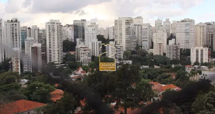 Venda de apartamento clássico de 214m² em perdizes. vista eterna de cinema.