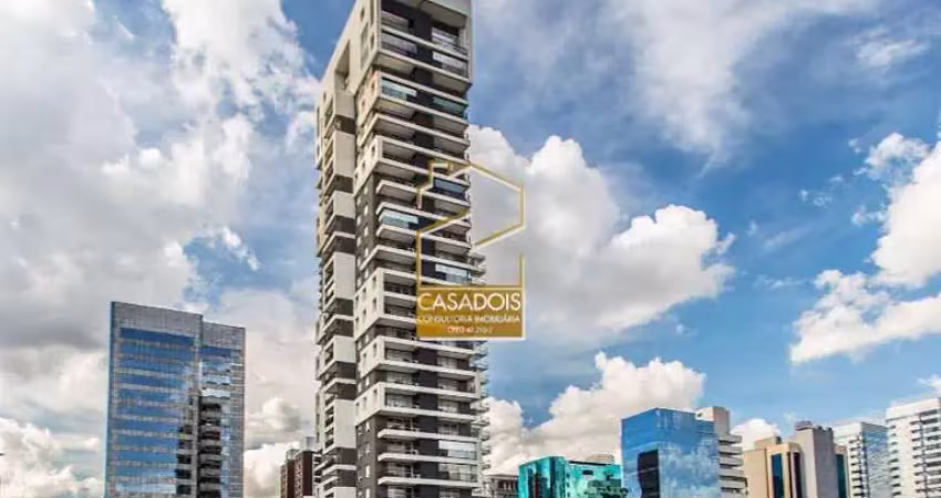 Venda de apartamento de 1 suíte, 1 vaga com vista para ponte estaiada, brooklin