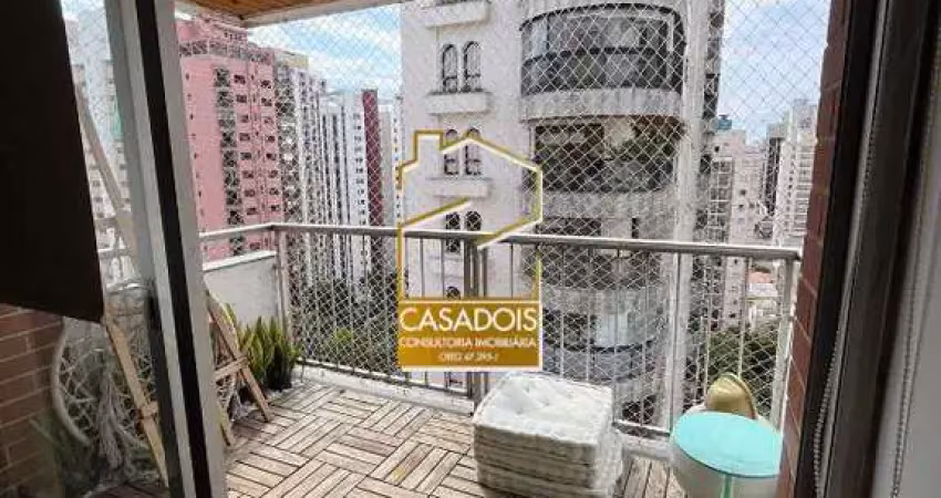 Venda de apartamento de 1 dormitório e 1 vaga em moema.