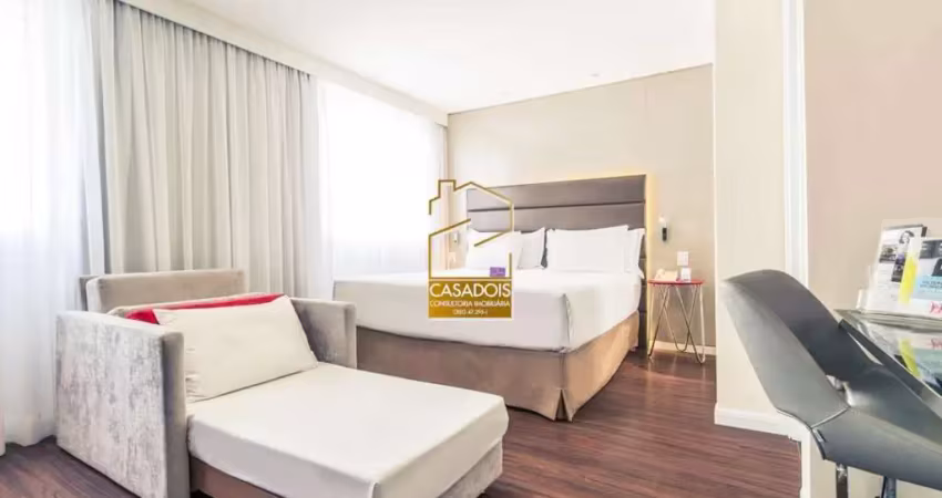 Flat à venda com 26m2 e 1 vaga na vila olímpia - sp, próximo da fmu da vila nova conceição e insper