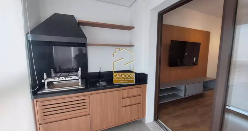 Apartamento mobiliado para locação com 77m², 2 quartos, 2 vagas e varanda gourmet na vila mariana - sp, próximo ao parque ibirapuera