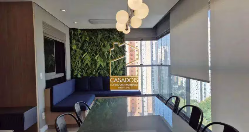 Aluguel de apartamento mobiliado de 95m²au, 3 quartos (1suíte) e 2 vagas na vila olímpia