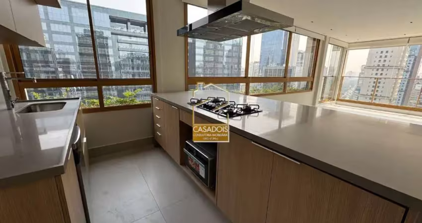 Aluguel de apartamento de 147m²au, 3 quartos, 2 vagas no itaim, ao lado do prédio da google