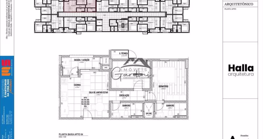 Apartamento com 2 quartos à venda na Avenida Mário Uriarte, 926, Cordeiros, Itajaí