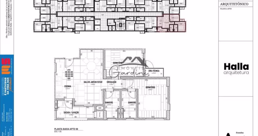 Apartamento com 2 quartos à venda na Avenida Mário Uriarte, 926, Cordeiros, Itajaí