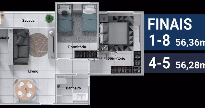 Apartamento com 2 quartos à venda na Rua José Raimundo Ramos, 1280, São Cristovão, Barra Velha