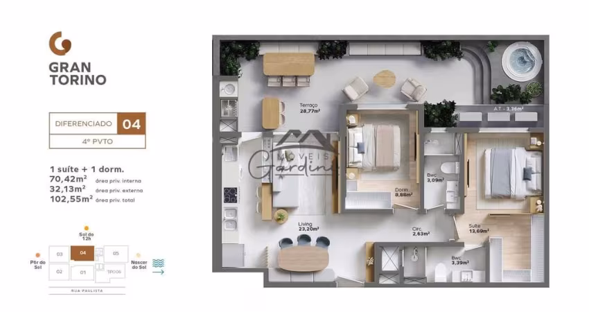 Apartamento com 2 quartos à venda na Rua Paulista, 232, Itacolomi, Balneário Piçarras