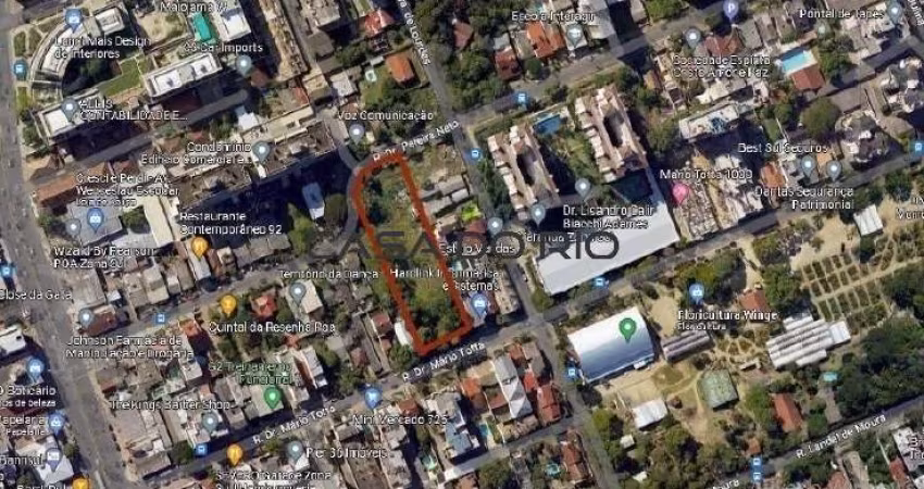 Terreno à venda na Rua Doutor Mário Totta, 802, Tristeza, Porto Alegre