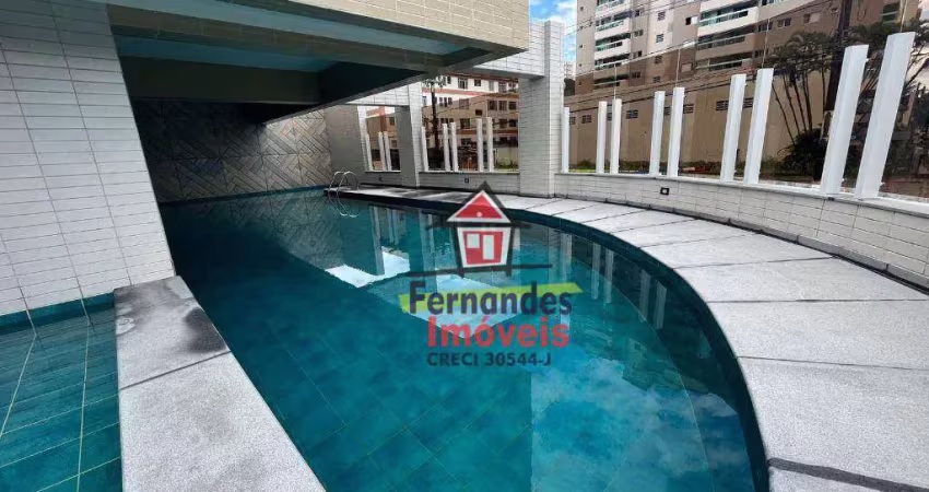 Apartamento alto padrão em construção com 3 suítes à venda, 127 m² por r$ 1.000.000 parcelamento direto - canto do forte - praia grande/sp