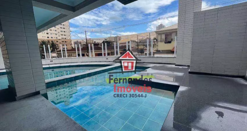 Apartamento alto padrão em construção  com 3 suítes à venda, 127 m² por r$ 900.000 no parcelamento direto- canto do forte - praia grande/sp