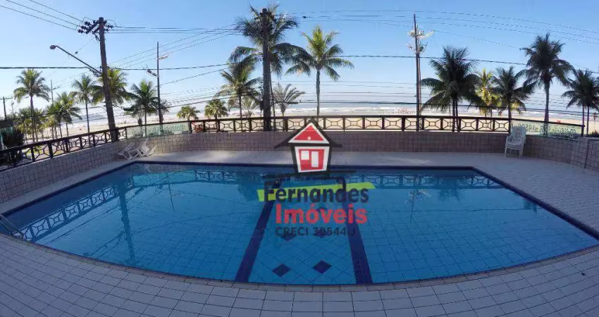 Apartamento planejado frente mar com 2 dormitórios à venda, 77 m² por r$ 540.000 - aviação - praia grande/sp