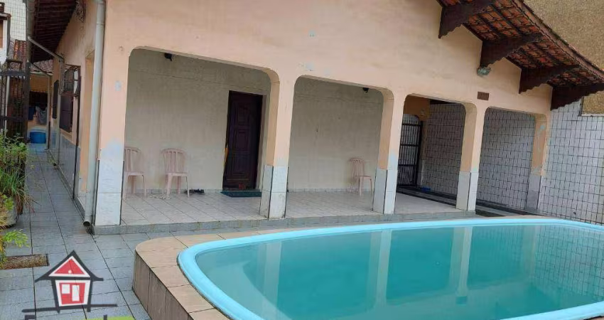 Casa isolada com piscina 4 quartos para alugar definitivo pacote em Avenida Paris, 260 m² por R$ 15.000/mês - Canto do Forte - Praia Grande/SP