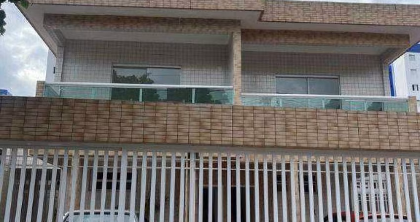 Casa nova com 2 dormitórios à venda, 88 m² por R$ 468.000 - Canto do Forte - Praia Grande/SP