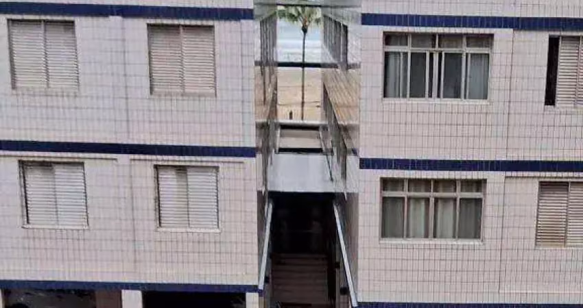 Apartamento semi mobiliado  na quadra da praia  com 1 dormitório à venda, 76 m² por r$ 245.000  aviação  praia grande sp