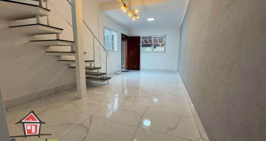 Sobrado reformado com 2 dormitórios sendo 1 suíte para alugar definitivo pacote 145 m² por R$ 3.500,00 Tupi  Praia Grande/SP