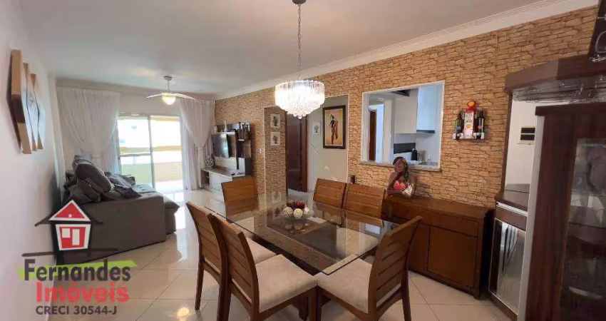 Apartamento mobiliado  com 2 dormitórios para alugar definitivo pacote, 104 m² por r$ 3.500 mês caiçara praia grande/sp