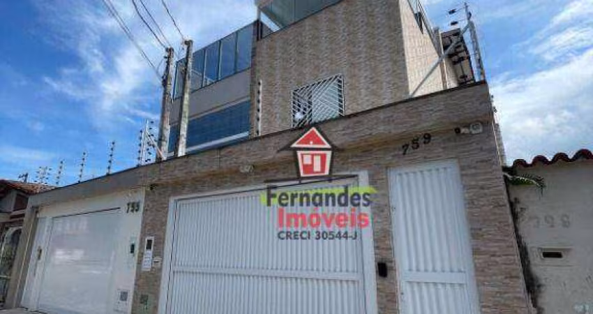 Sobrado com 3 dormitórios à venda, 219 m² por R$ 1.100.000,00 - Canto do Forte - Praia Grande/SP