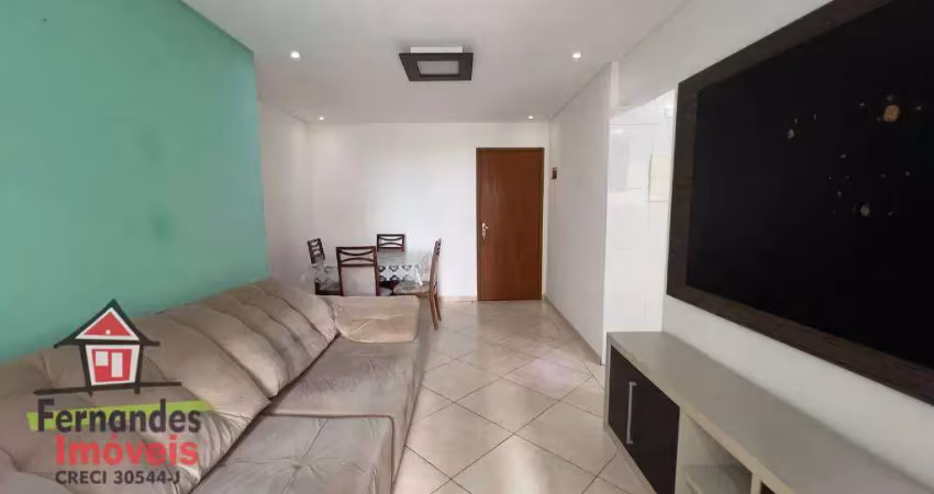 Apartamento garden mobiliado com 2 dormitórios 100 metros da praia à venda 80 m² por r$ 550.000  canto do forte  praia grande sp