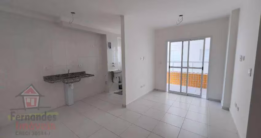 Apartamento novo com 2 dormitórios sendo 1 suíteà venda, 60 m² por r$ 390.000 - boqueirão - praia grande/sp
