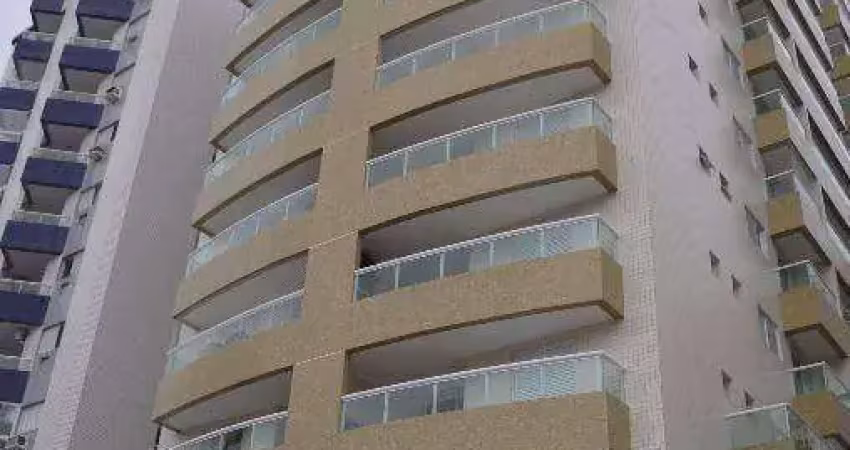 Apartamento frente rua  mobiliado  300 metros da praia com 2 dormitórios à venda, 83 m² por r$ 580.000  guilhermina  praia grande/sp
