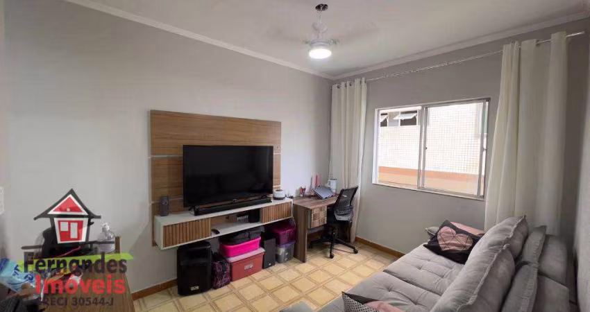 Apartamento com 1 dormitório à venda, 150 metros da praia 36 m² por R$ 205.000  Caiçara  Praia Grande SP